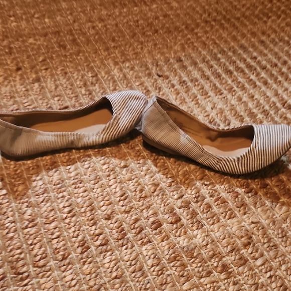 Mossimo Supply Co. Blue and Cream Flats - Picture 4 of 4